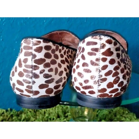 STEVEN by Steve Madden Madee Calf Hair Loafer Size 6.5 Brown and White - Picture 6 of 11